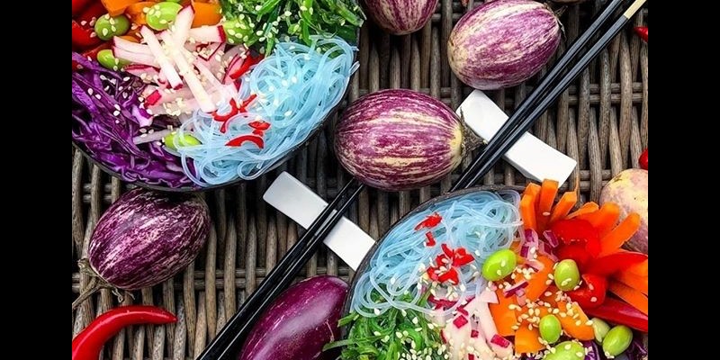 129 تصویر بشقاب سبزیجات وگن و گیاهی