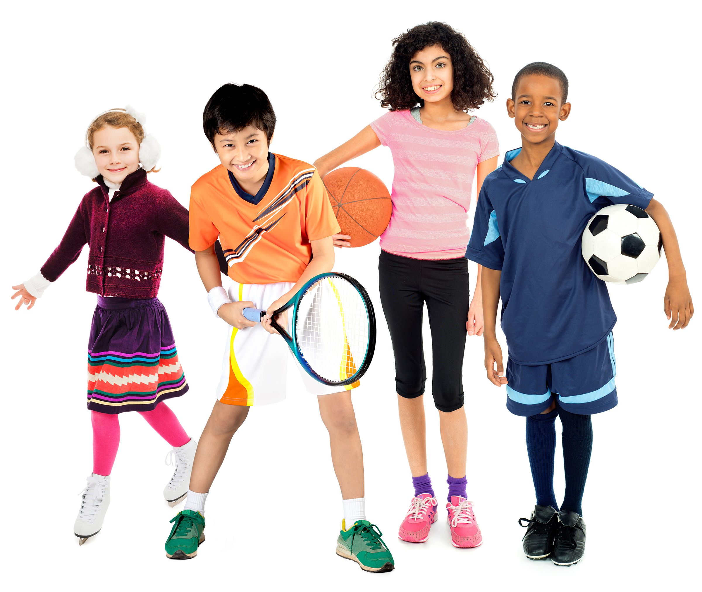 Children do sports